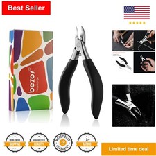 Professional Precision Toenail Clippers: Curved Blade - Ergonomic Comfort Grip