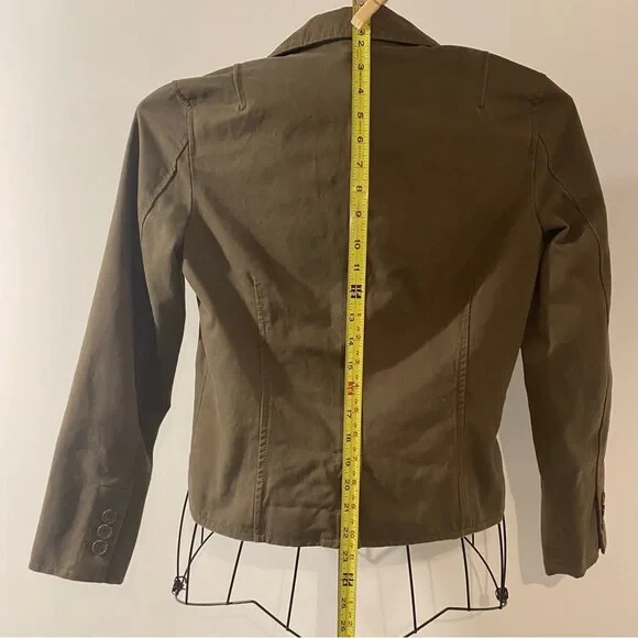 Brown GAP Velvet Fully Lined 2 Button Blazer Size… - image 4