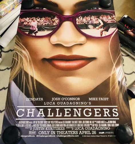 CHALLENGERS Original Double Sided DS 27x40 Movie Poster ZENDAYA Award Nominee