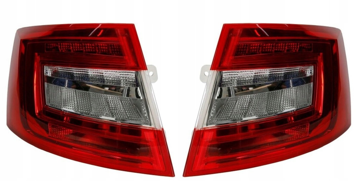 Feux arrière LED gauche et droit pour Skoda Octavia 3 Berline phase 2