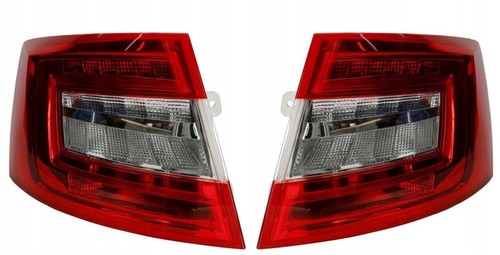 2 Lampes Feu Arrière Droite + Gauche Pour Škoda Octavia III Break (2011-2016) – Halogène TYC