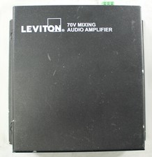 Leviton 41920-A70 70V Mixing Audio Amplifier with mounting brackets