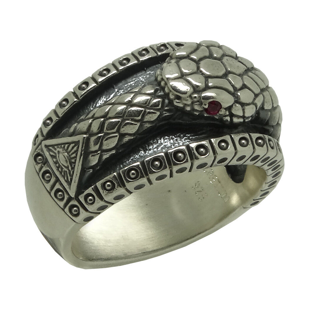 Masonic All Seeing Eye Snake Silver Illuminati Ouroboros Masonic All Seeing Eye Snake Silver Illuminati Ouroboros