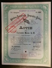 Oldenburg Portugalski parowiec - Rhederei 1899 wystawiony na Haniel