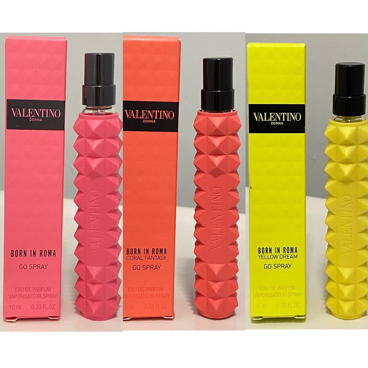 NIB Valentino Donna Born in Roma EDP spray 10 ml/0.33 oz~Choose