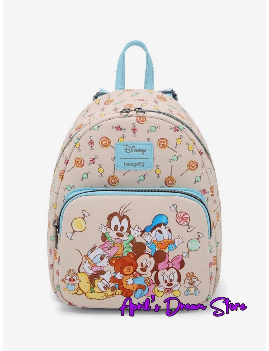 Loungefly Baby Mickey Mouse‎ And Friends Wallet And Bag Set Amazon.com: Loungefly Disney Mickey and Friends Classic Zip  main image 2