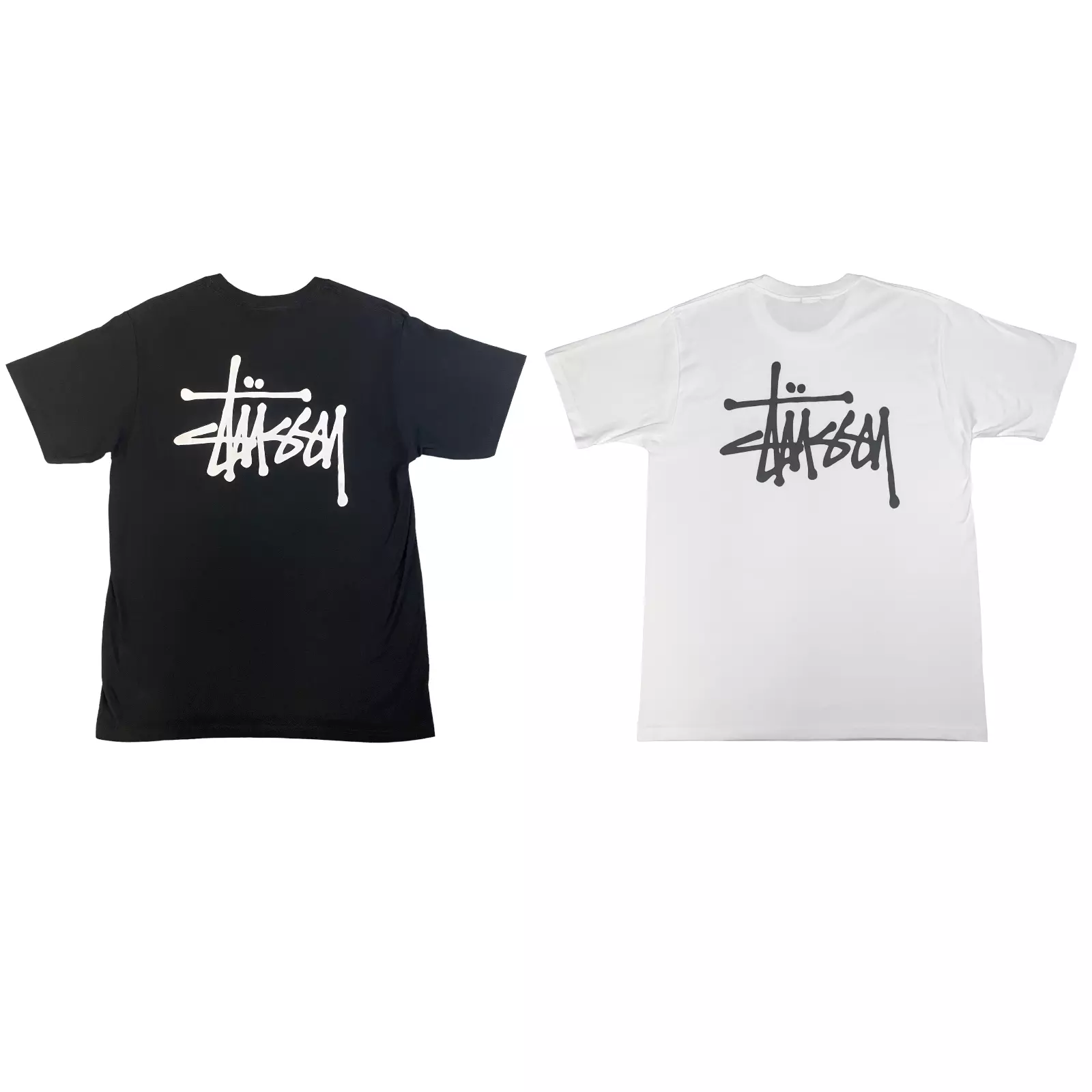 Buy Stussy Basic T Shirt Black White Online Cambodia Ubuy
