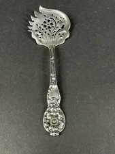 Watson Mechanics Silver Co Art Nouveau Flower Sardine Anchovy Server