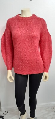 The cashmere project size S, unisex, burnt orange, LS nylon blend. winter NWT.