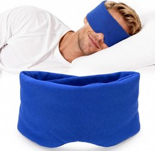 Cotton Sleep Eye Mask for Men and Women, 100 Blocking Light Sleeping Mask