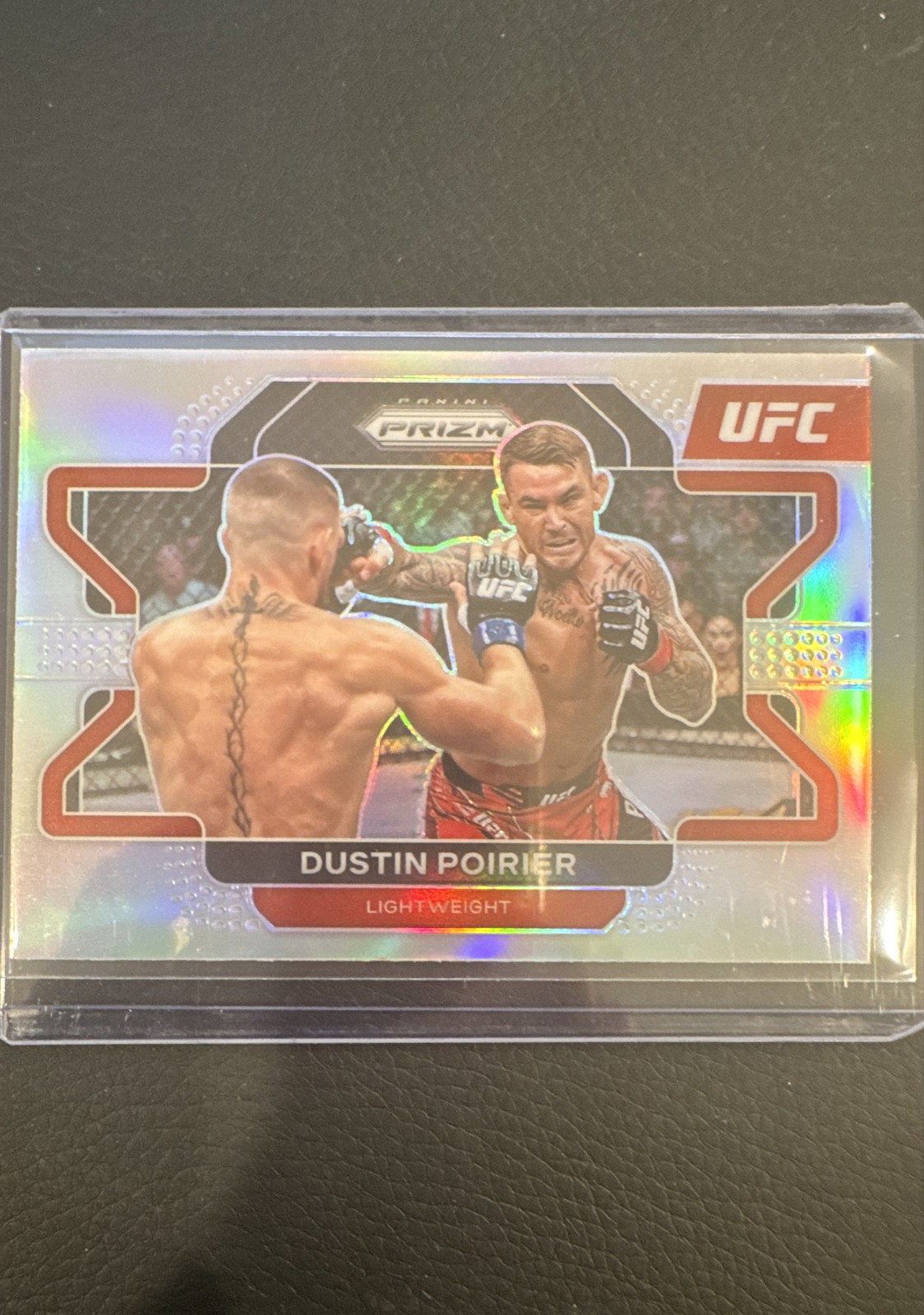 2022 Panini Prizm UFC - Dustin Poirier #21 Silver Prizm