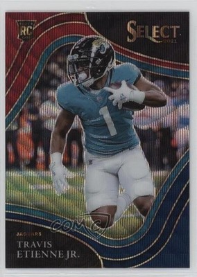 2021 Select Field Level Tri-Color Prizm 71/75 Travis Etienne Jr Rookie RC 0c6