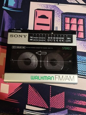 Sony Walkman WM-F15 Cassette Tape Player FM/AM Stereo Radio Working!