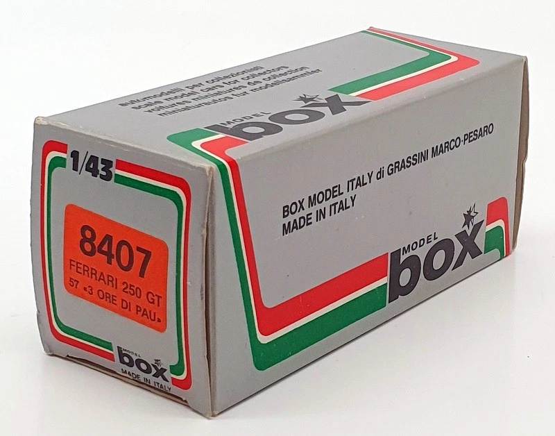 Caixa modelo escala 1/43 8407 - Ferrari 250 GT - #58 3h Di Pau 1957 - Imagem 4 de 4