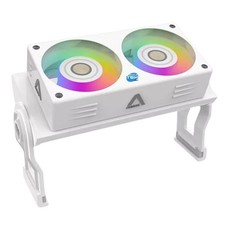 WHITE RGB HEATSINK FOR MEMORY BANKS RAM MODULES DDR3 DDR4 DDR5 DIMM FANS