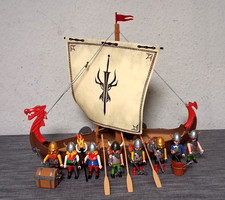 PLAYMOBIL 3150 Wikingerschiff DRACHENBOOT zu Wikingerfestung Yarl Ragnar**BOLL**