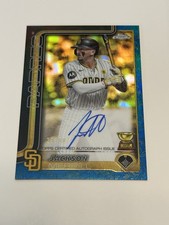 2025 Topps Gilded Jackson Merrill Blue Auto #29/50 Padres