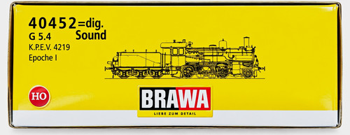 BRAWA 40452 G 5.4 K.P.E.V. 4219 Ep. I H0 Digital Sound OVP | Condition: Gebraucht