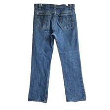 VTG Levi's Orange Tab Straight Leg Jeans Men's W36 L33 Blue Denim Made in USA