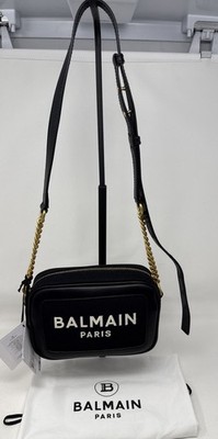 ☆*様 BALMAIN 正規品 新品　ロゴ ボディバッグ　ウエストポーチ　モノグ Balmain B-Army 18 Canvas Logo Camera Bag NWT | eBay