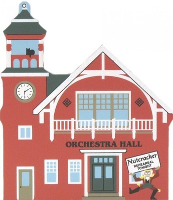 Cat s Meow Village NUTCRACKER Christmas Ballet Orchestra Hall #02-533 NEW