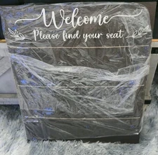 wedding seating chart, Wooden, New, Rustic, 24"x18"