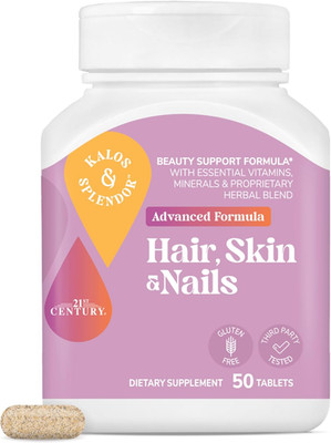21St Century Hair, Skin and Nails Tablets, Advanced Formula, 50 Count