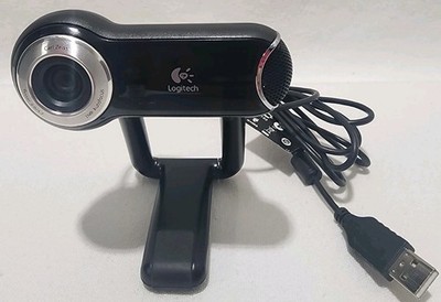 Logitech Pro 9000 Web Camera Black Carl Zeiss Tessar 2.0/3.7 Pre-Owned & Tested