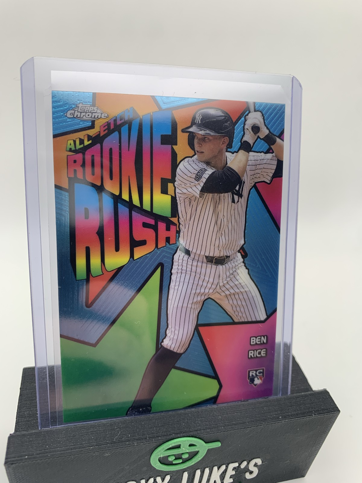 2025 Topps Chrome Ben Rice All-Etch Rookie Rush SP RC New York Yankees