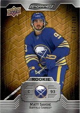 2023-24 Upper Deck Engrained Oak Rookie Matt Savoie RC /399 Edmonton Oilers #152