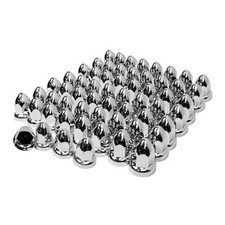 Pack Lug Nut Covers for Semi Trucks, 33mm by 2-1/2" Thread On Push-on Nut 60