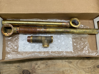 #ad Kohler K 7265 BL Clearflo 1 1 2quot; Tub Drain Kit w Overflow Matte Black *Parts* $34.99