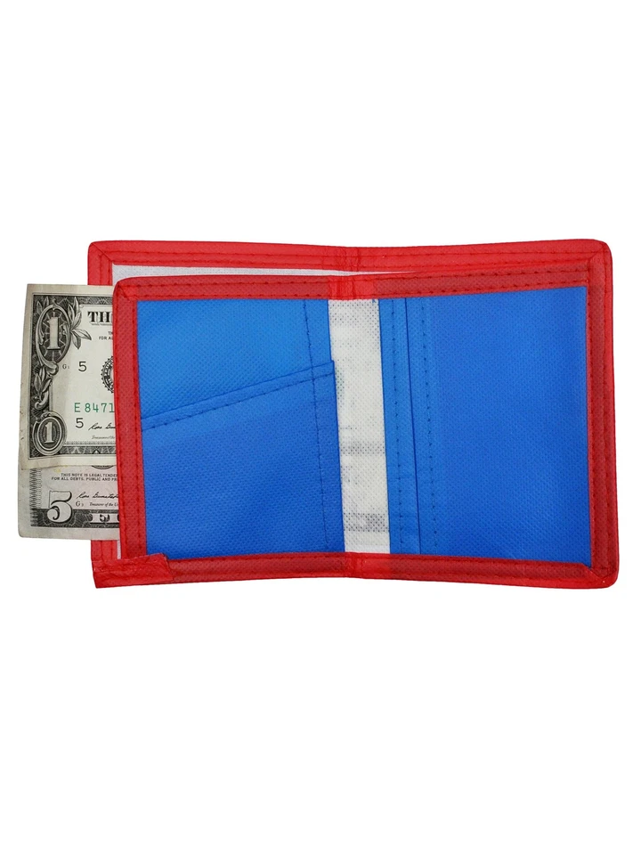 Boys Mickey Mouse Clubhouse Bi-Fold Wallet Red Blue - Image 4 of 4