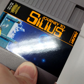 JOURNEY TO SILIUS + WURM CENTER OF THE EARTH Nintendo NES Game Lot Manual No Box