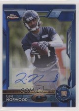 2015 Topps Chrome Rookies Blue Refractor Auto 48/50 Levi Norwood #189 Auto x5u