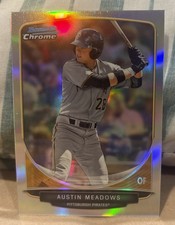 2013 Bowman Chrome Austin Meadows Refractor #BDPP5 Prospect RC