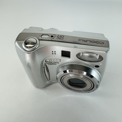 Nikon Coolpix 7600 7.1MP Digital Camera Silver For Parts Repair | eBay