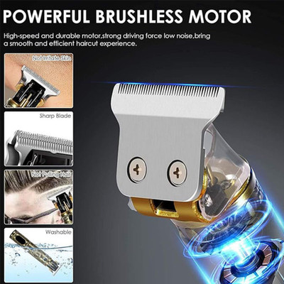 Professional Hair Clippers Trimmer Cutting Beard Cordless Barber Shaving Machine
