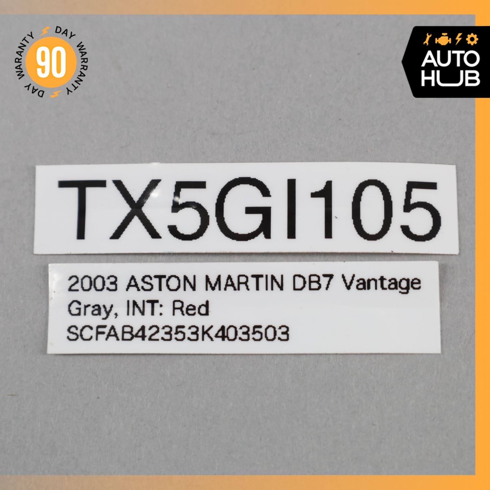 00-04 Aston Martin DB7 Vantage Rear Right Taillight Trim 78121456AA OEM 35k