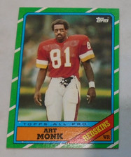Topps  Football Cards NFL 1986 Art Monk REDSKINS