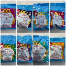 Complete Set - Lot of 8 - 1996 The Little Mermaid - McDonalds Happy Meal Toys