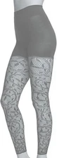 25A99  Maidenform 12455 Control IT! Lace Capri Firm Control Large Charcoal