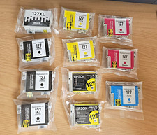 11 Epson Compatible 127/127XL Inkjet Cartridges - Black Yellow Magenta Cyan NEW