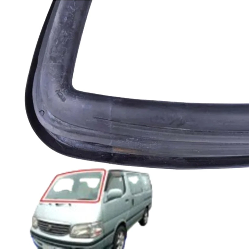 Sello de goma parabrisas delantero resistente al clima negro para Toyota Hiace LH112 V 1989-04 Foto 3 de 4