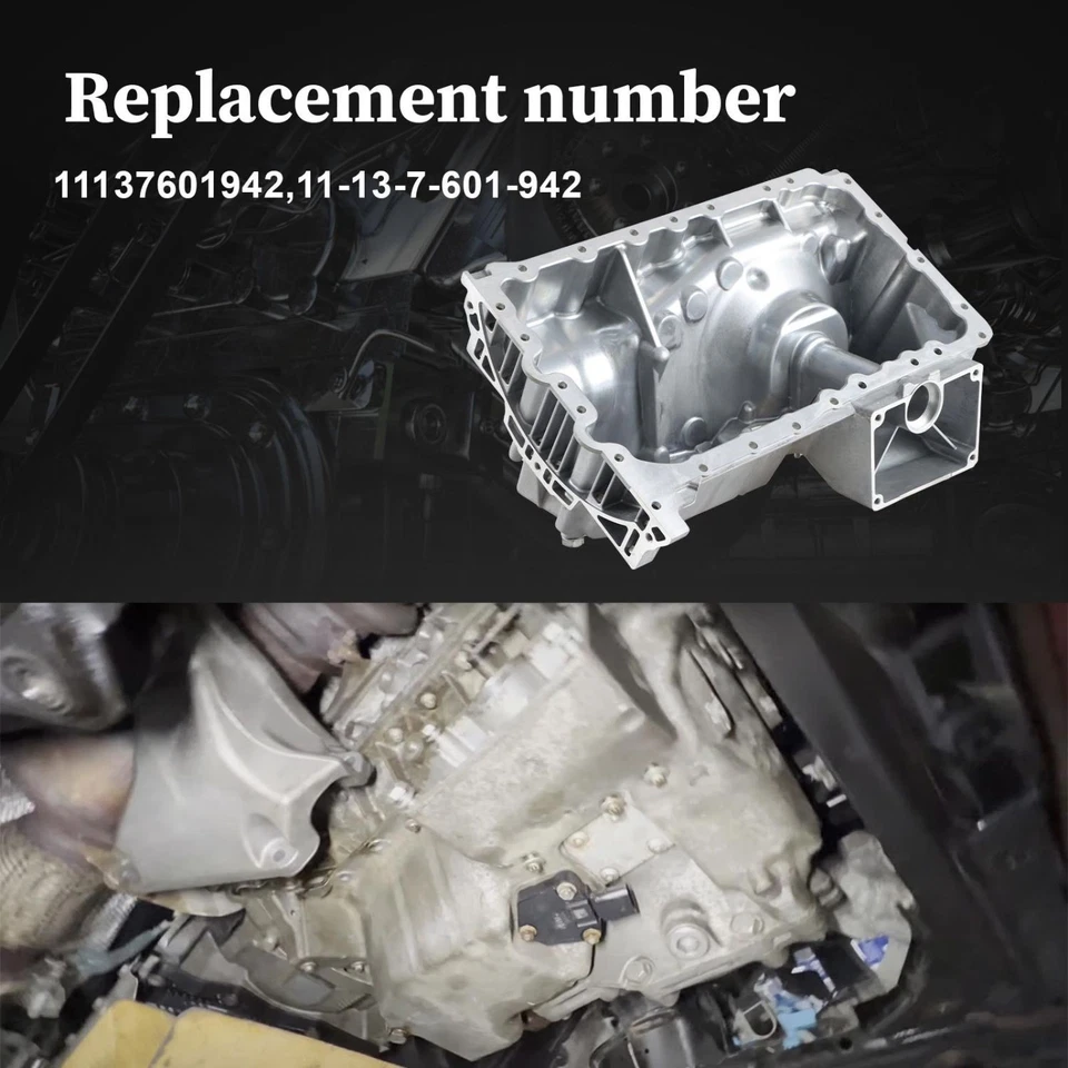 Pan de aceite de motor de aluminio para BMW 428i xDrive Gran Coupé F32 2015-2016 Foto 4 de 4