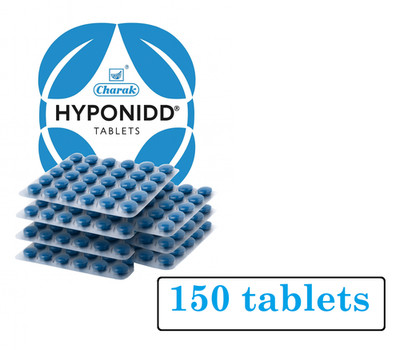Charak Hyponidd 5 Strips (150) Tablets   Ayurvedic Metabolic- Hormonal Wellness