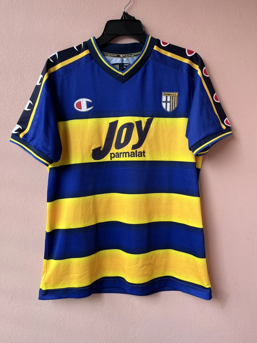 ビンテージ Champion サッカーシャツ L カンナヴァーロ パルマA.C. Champion Parma International Club Soccer Fan Apparel and Souvenirs