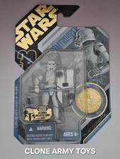 Star Wars McQuarrie Concept Stormtrooper 30th Anniversary Collection TAC09 Gold