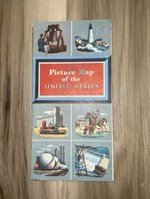 1950s Esso Picture Map of the United States G...