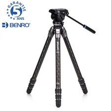 BENRO TTOR24CLVS4PRO Columnless Carbon Tortoise Video Tripod Kit 2.48 Kg